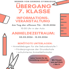 Gymnasium ab Klasse 7