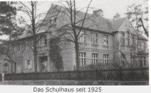 Das Schulhaus seit 1925