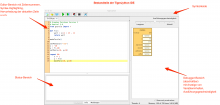 Oberfläche der TigerJython IDE