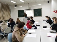 chinesischer Kulturunterricht Im Luhe Highschool Peking