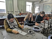 Chinesische Tuschemalerei Im Luhe Highschool Peking