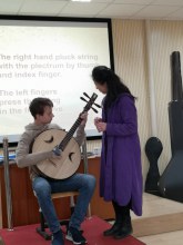 Musikunterricht Im Luhe Highschool Peking