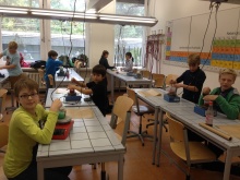 Chemie-AG: "Chem-Kids" 2016. Foto v. Fle