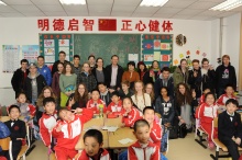 Besuch der Primaryschool von Luhe Peking Schüeraustausch mit Peking